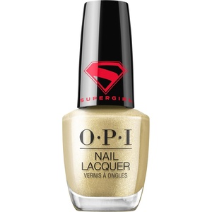 image:imageOPI Nail Lacquer Nail Polish  Crme Shimmer and Glitter Chip Resistant NailPolish  Fast Drying Streak Free Formula  Supergirl Limited Edition CollectionRevenge is Chic  Opaque Bold Warm Gold Metallic
