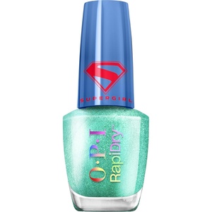image:imageOPI RapiDry Quick Dry Nail Polish  Crme amp Shimmer Finishes  Smudge Proof Fast Drying in 60 Seconds  Vegan Formula  Supergirl Limited Edition CollectionNeon Nova  Opaque Bright Cool Green Silver Shimmer